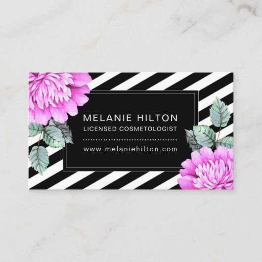 Blume für Aquakultur Visitenkarte (Vorderseite)