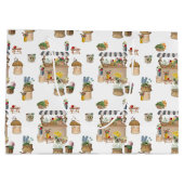 Blume für Aquakulturbauern Große Geschenktüte (Rückseite)