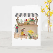 Blume für Aquakulturbauern Karte (Gelbe Blume)