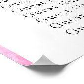 Blume für Aquarellbäume Poster (Ecke)