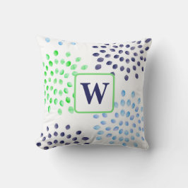 Blume für Aquarellbilder Kissen