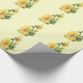 Blume für Aquarellblumen Geschenkpapier (Ecke)