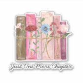 Blume für Aquarellbücher Rosa Zitat für Lila Rezen Aufkleber (Vorderseite)