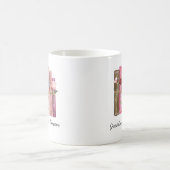 Blume für Aquarellbücher Rosa Zitat für Lila Rezen Kaffeetasse (Mittel)