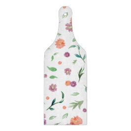 Blume für Aquarellen - Geschenk für Feinschmecker Schneidebrett