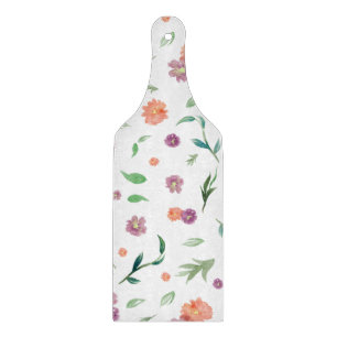 Blume für Aquarellen - Geschenk für Feinschmecker Schneidebrett