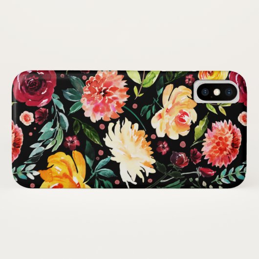 Blume für Aquarellfarben Case-Mate iPhone Hülle (Rückseite (Horizontal))