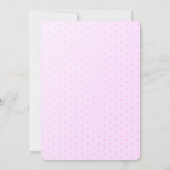 Blume für Aquarellfarben Einladung (Rückseite)