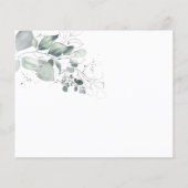 Blume für Aquarellfarben gemeinsam mit einer Datum Flyer (Hinten)