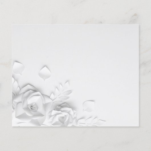 Blume für Aquarellfarben gemeinsam mit einer Datum Flyer (Hinten)