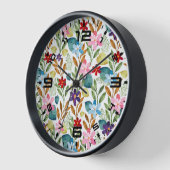 Blume für Aquarellfarben Muster-67666 Uhr (Winkel)