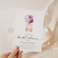 Blume für Aquarellfarben Parfüm Brautparty