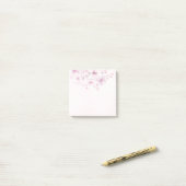 Blume für Aquarellfarben Pink Post it Notes Post-it Klebezettel (Auf Schreibtisch)