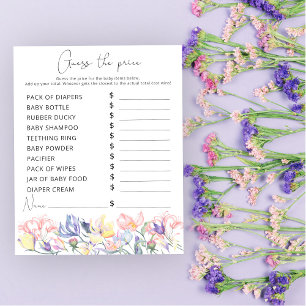 Blume für Aquarellfarben Preise Kinderdusche