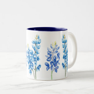 Blume für Aquarellfarben Zweifarbige Tasse