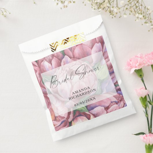 Blume für Aquarellmuster - Brautparty Geschenktütchen (Versiegelt)
