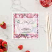 Blume für Aquarellmuster - Brautparty Serviette (Beispiel)
