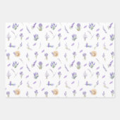 Blume für Aquarellpastellfarben Geschenkpapier Set (Vorderseite 2)