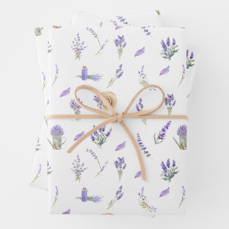 Blume für Aquarellpastellfarben Geschenkpapier Set