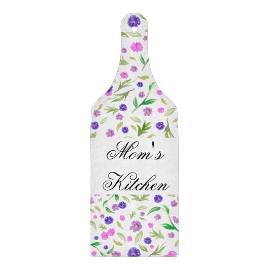 Blume für Aquarelltöne - Geschenk für den Geburtst Schneidebrett (Vorderseite)