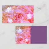 Blume für benutzerdefinierte Visitenkartenvorlagen Visitenkarte (Vorne/Hinten)