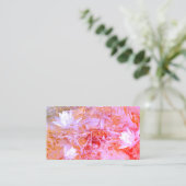 Blume für benutzerdefinierte Visitenkartenvorlagen Visitenkarte (Stehend Vorderseite)