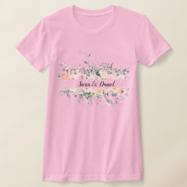 Blume für Braut- und Grundwasserfarben - kundenspe T-Shirt