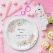 Blume für Creme und Wasserfarben Pappteller (Party)