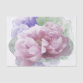 Blume für das mehrfarbige Tissue Seidenpapier (Vorderseite)