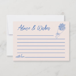 Blume für den Bauernmarkt Mitteilungskarte