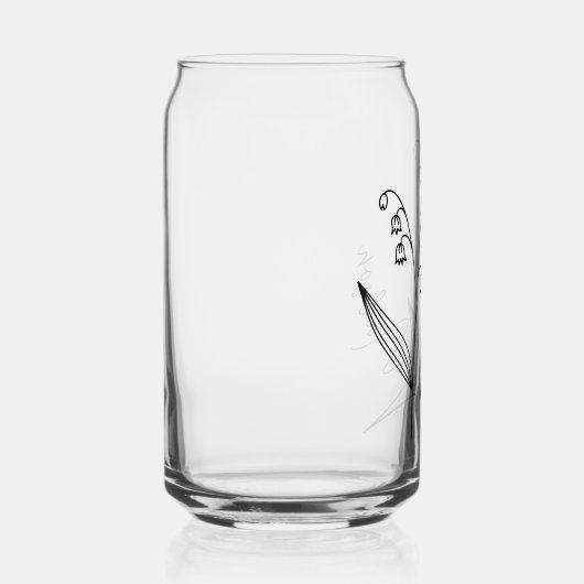 Blume für den Geburtsmonat, die Bridesmaid-Geschen Dosenglas (Rechts)