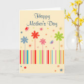 Blume für den Muttertag Karte (Gelbe Blume)