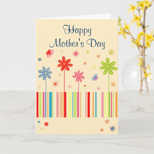 Blume für den Muttertag Karte (Gelbe Blume)