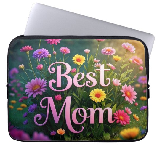 Blume für den Muttertag Laptopschutzhülle (Vorderseite)