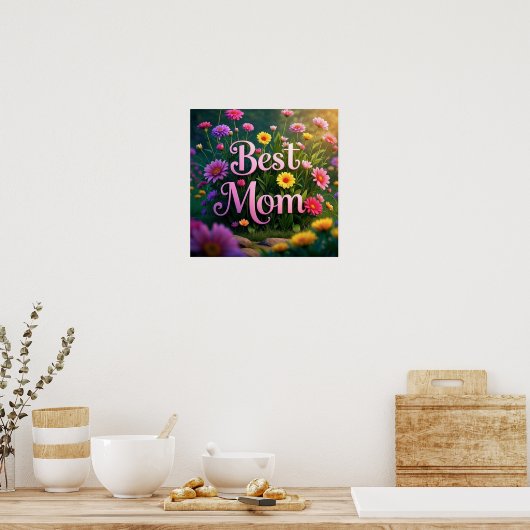 Blume für den Muttertag Poster (Küche)