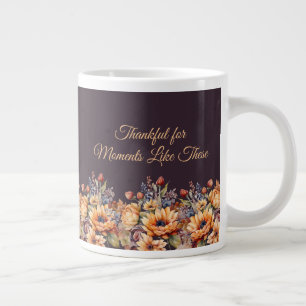 Blume für den Wasserfarbenfall Lila Jumbo-Tasse
