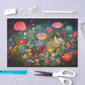 Blume für die Abstrakte Malerei Seidenpapier (Handwerk)