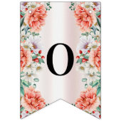 Blume für die Bejagung von Wasserfarben Wimpelkette (Zweite Fahne)