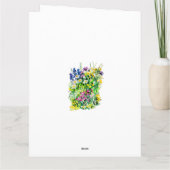 Blume für die beste Mutter! Karte (Rückseite)