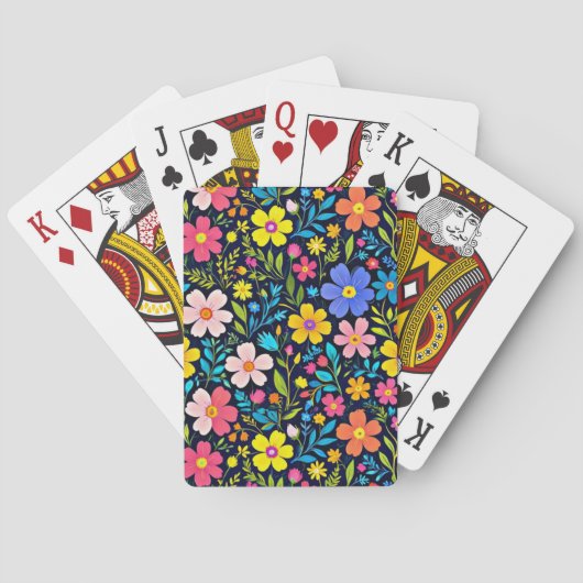 Blume für die Blumenbemalung - 38875 Spielkarten (Rückseite)