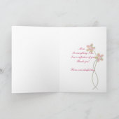 Blume für die Mama Karte (Innenseite)