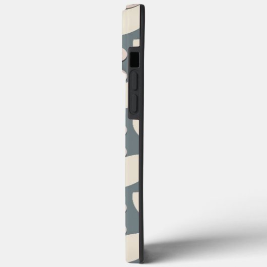 Blume für die Seitengrüne Retro Case-Mate iPhone Hülle (Rückseite / Links)