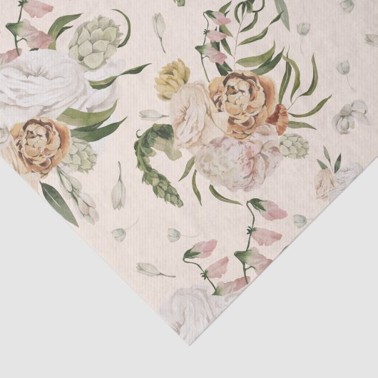 Blume für die Sommerfarbe Seidenpapier (Ausschnitt)