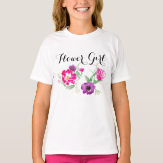 Blume für die Wasserfarbenfrohe Blume T T-Shirt