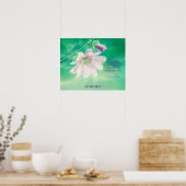 Blume für eine gesündere Zukunft Poster (Küche)