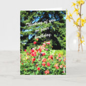 Blume für einen besonderen Gärten Karte (Gelbe Blume)