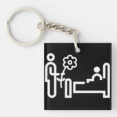 Blume für einen Schlüsselanhänger (Vorderseite)