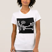 Blume für einen T - Shirt von Patientinnen (Vorderseite)