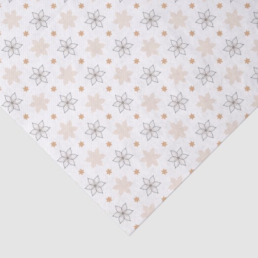 Blume für einfache geometrische Linien Seidenpapier (Ausschnitt)