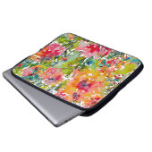 Blume für Elektronik-Beutel Laptopschutzhülle (Vorne Knopf)